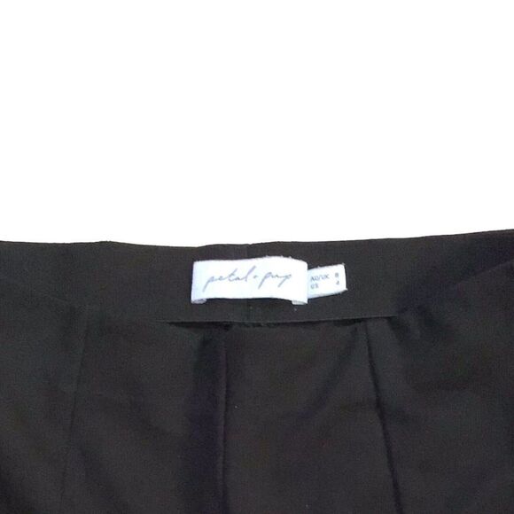 Petal & Pup Women’s Black Stretch Pants Size 4US/8AU/UK Zippered Leg - Picture 6 of 6